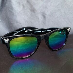 Disney Mickey Mouse Adult Wayfarer Mirrored colorful lenses Sunglasses Minnie